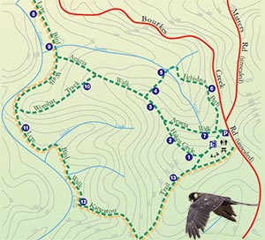 Map of RJ Chambers Reserve
